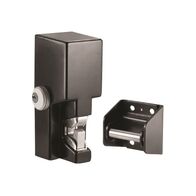 Electronic Gate Lock | Fail Secure Mechanism | 12/24VDC Power | Black Finish | by Dicker Data