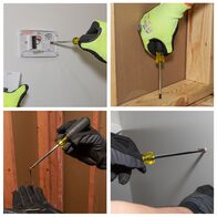 Screwdriver Set, Slotted and Phillips, 6-Piece