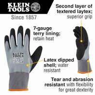 Thermal Dipped Gloves, Large