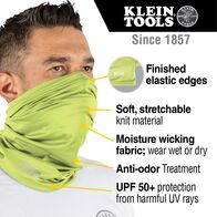 Neck and Face Cooling Band, High-Visibility Yellow