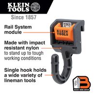 Open Hook Module, Rail System