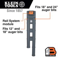 Auger Bit Storage Module, Rail System