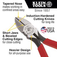 Diagonal Cutting Pliers, Heavy-Duty, All-Purpose, 15.6 cm