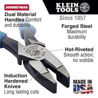 Lineman's Pliers, 24.1 cm, Journeyman Handle