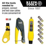 Coax Cable Installation & Test Kit