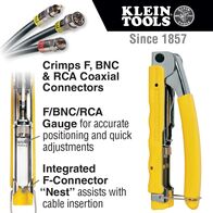 Compact, Multi-Connector Compression Crimper