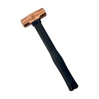 Copper Sledge Hammer 907g (2lb) With Pinned Steel Core Fibreglass Black Handle