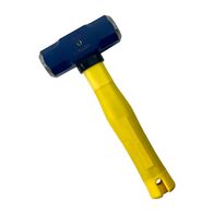 Masons Club Hammer 1.36kg (3lb) With Pinned Fibreglass Yellow Handle