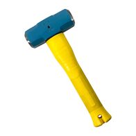 Sledge Hammer Normalised 1.81kg (4lb) With Pinned Steel Core Yellow Fibreglass Handle