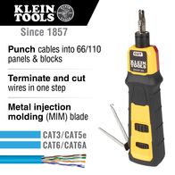 Impact Punch-down Tool, 66/110 Blade