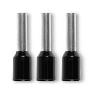 Bootlace Terminal Pre-Insulated Black 1.5mm² Length 8mm 500 Pack