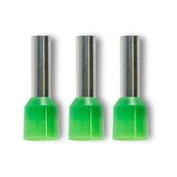 Bootlace Terminal Pre-Insulated Green 6mm² Length 12mm 50 Pack