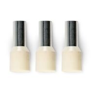 Bootlace Terminal Pre-Insulated Ivory 16mm² Length 12mm 50 Pack