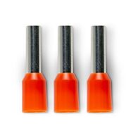 Bootlace Terminal Pre-Insulated Orange 4mm² Length 9mm 100 Pack