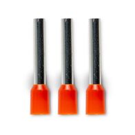 Bootlace Terminal Pre-Insulated Orange 4mm² Length 18mm 100 Pack