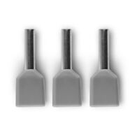 Bootlace Terminal Pre-Insulated Twin Grey 2x 0.75mm² 100 Pack