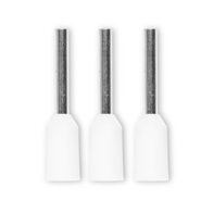 Bootlace Terminal Pre-Insulated White 0.5mm² Length 6mm 100 Pack