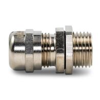 Cable Gland Brass Nickel Plated M16 Unarmoured Cable Diameter 4-8mm Thread Length 12mm