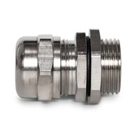 Cable Gland Brass Nickel Plated M20 Unarmoured Cable Diameter 6-12mm Thread Length 12mm