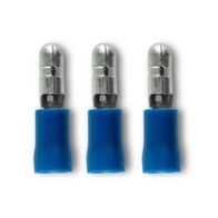 Crimp Terminal Pre-Insulated Bullet 4mm 1.5-2.5mm² Blue 100 Pack