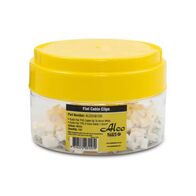 Cable Clip Flat Polyethylene Width-6mm White 100 Pack