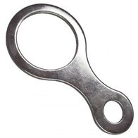 Earth Tag, Nickel Plated Brass Fits M25 Threaded Cable Gland