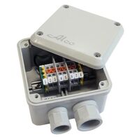 Ezibox Junction Box Weatherproof IP56 PVC Enclosure with 20/25mm Entries, 6x 4mm² Active & 2x Earth Terminals