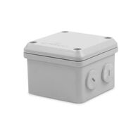 Ezibox Junction Box Weatherproof IP56 PVC Enclosure 85x85x62mm Grey
