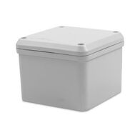 Ezibox Junction Box Weatherproof IP56 PVC Enclosure 120x120x90mm Grey