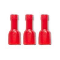 Crimp Terminal Quick Disconnect Fully Insulated 0.5-1.5mm² Female Width 6.35mm Red 1000 Pack