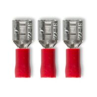 Crimp Terminal Quick Disconnect Insulated 0.5-1.5mm² Width 6.3mm Red