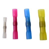 Heatshrink Solder Crimp Splice Terminal Glue Lined 0.25-0.5MM² White 100 Pack