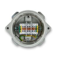 Junction Box 4x20mm Side Entry IP68 Active Terminals 6x 4mm² 2x Earth 3x Cross Connects