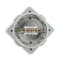 Junction Box 4x25mm Side Entry IP68 Active Terminals 6x 4mm² 2x Earth 3x Cross Connects