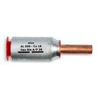 Crimp Lug Bi-Metal - Aluminium 500mm² - Copper Stalk Diameter 18mm