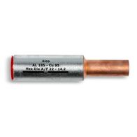 Crimp Link Bimetal Reducing 185mm² Aluminium - 95mm² Copper