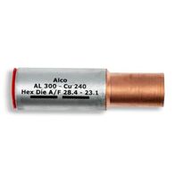 Crimp Link Bimetal Reducing 300mm² Aluminium - 240mm² Copper