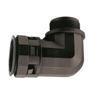 Corrugated Conduit Fitting Nylon M16 90Deg