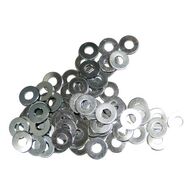 Flat Washers Steel Zinc Plated 3/16" 200 Pieces