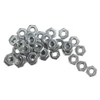 Hexagonal Nuts Steel Zinc Plated 3/16" 200 Pieces