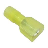 T-Tap Insulated Male Terminal Cable 4-6mm² Yellow 25 Pack