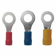 Crimp Terminal Ring 5mm 0.5-1.5mm² Cable Red 12 Pack