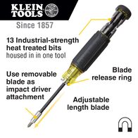 14-in-1 Multi-Bit Adjustable Length Screwdriver