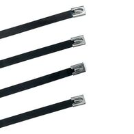 Cable Tie 304 Stainless Steel Heavy Duty Nylon Coated Length 201mm X Width 7.9mm 100 Pack