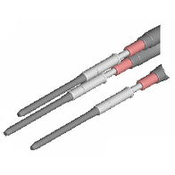 425A Guide Sticks Set of 3 | High Voltage Insulated | Durable Construction | by Ausproof