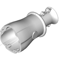 Ex Unarmoured Gland 100mm SS | Stainless Steel | Flameproof Design | @Each by Ausproof