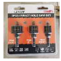 Impact Bi-Metal Holesaw Set | M42 Bi-Metal Construction | Optimized Tooth Design | Enhanced Heat Resistance | by LEXEM