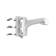 Vertical Pole Mount Bracket for Speed Dome Cameras | Durable Aluminum & Steel | Weather-Resistant Finish | by HIKVISION