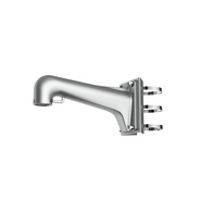 Vertical Pole Mount Bracket | Durable Stainless Steel | Platinum Gray Finish | by HIKVISION