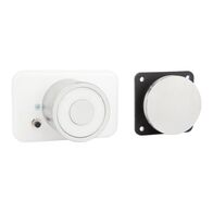 Heavy Duty 24VDC Magnetic Door Holder | 50kg Holding Force | Titanium Alloy Finish | by LOX Locking